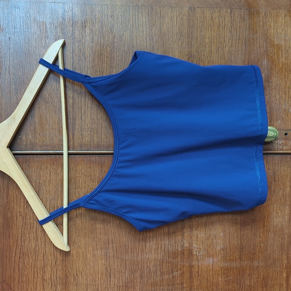 Everlane, The Perform Cami, M, Cobalt